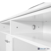 DREXEL Tufted Double Manicure Table