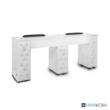 DREXEL Tufted Double Manicure Table
