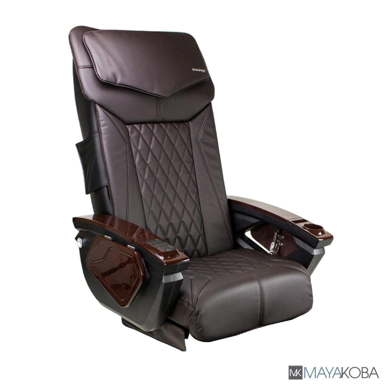 Shiatsulogic LX Massage Chair foldable hand tray and cup holder detail