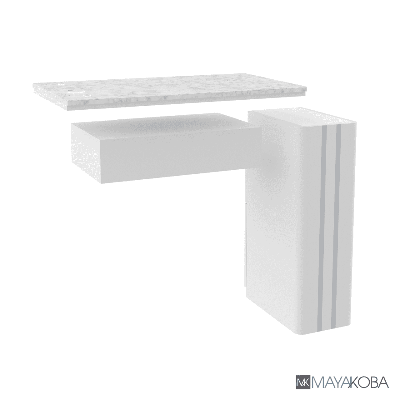 NOVA I Center Manicure Table