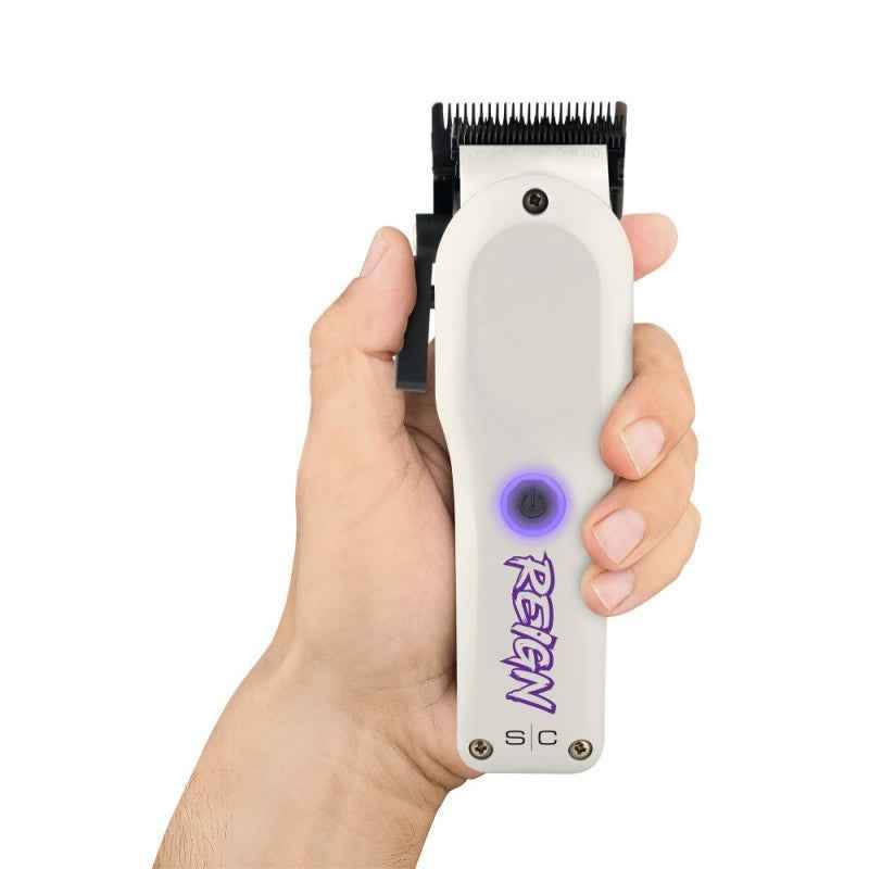StyleCraft Reign Clipper White (SC620W) - Modern Barber Supply