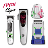 B-Way Katana Clipper, T-Pro Trimmer, Off-Shaver - 3 in 1 Set  FREE cape
