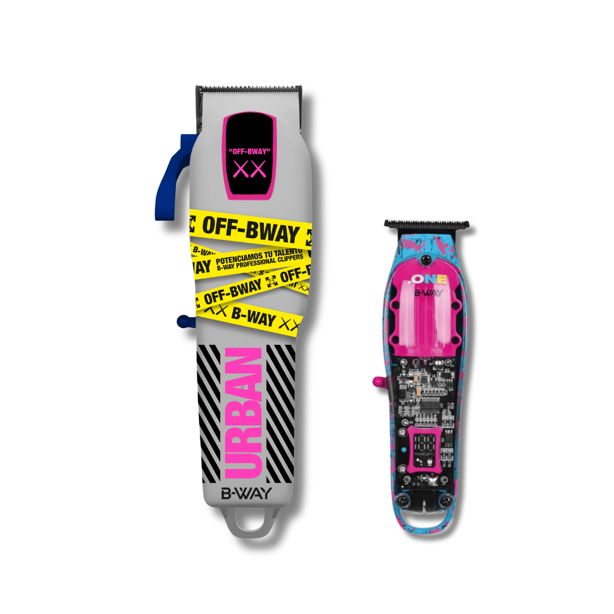 B-Way URBAN Clipper, ONE Trimmer - 2 in 1 Set - Modern Barber Supply