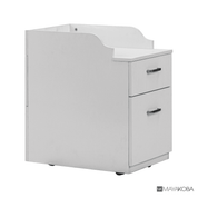 AVIGNON Pedicart with Back Cabinet - 2-Drawer