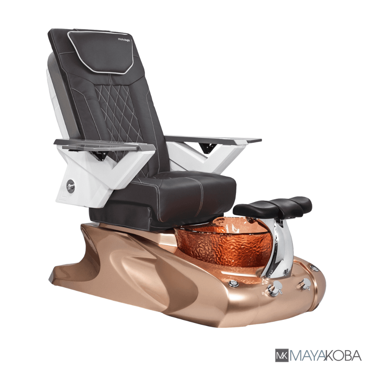 Viggo II Pedicure Spa 3D fiberglass tub detail