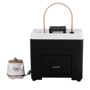 SKYE Plumbing Head Spa Kit without Bed (Black Base White Bowl) by Dermalogic