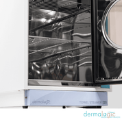 Dermalogic Towel Steamer 120 stainless steel body detail