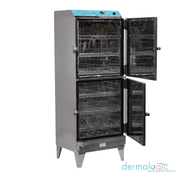Dermalogic Towel Steamer 480 interior chamber with towel shelves