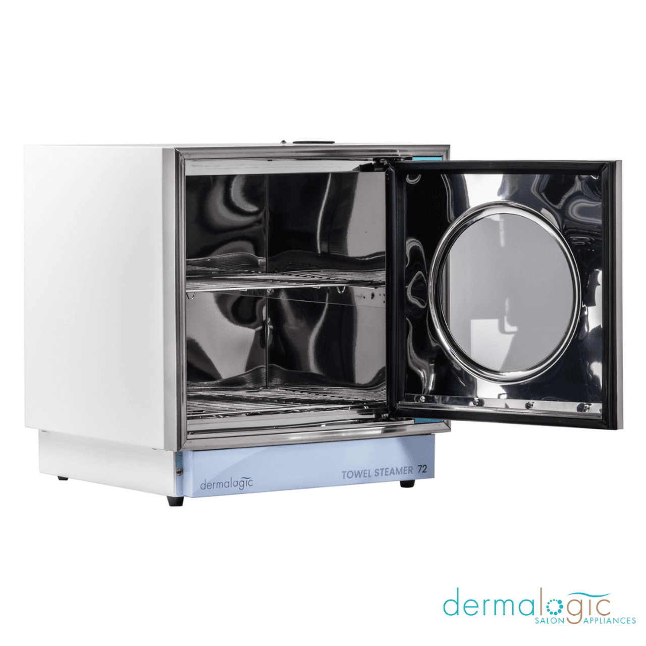 Dermalogic Towel Steamer 72 interior shelves for towel storage