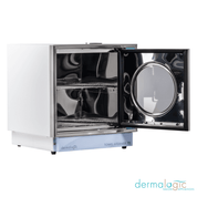 Dermalogic Towel Steamer 72 interior shelves for towel storage
