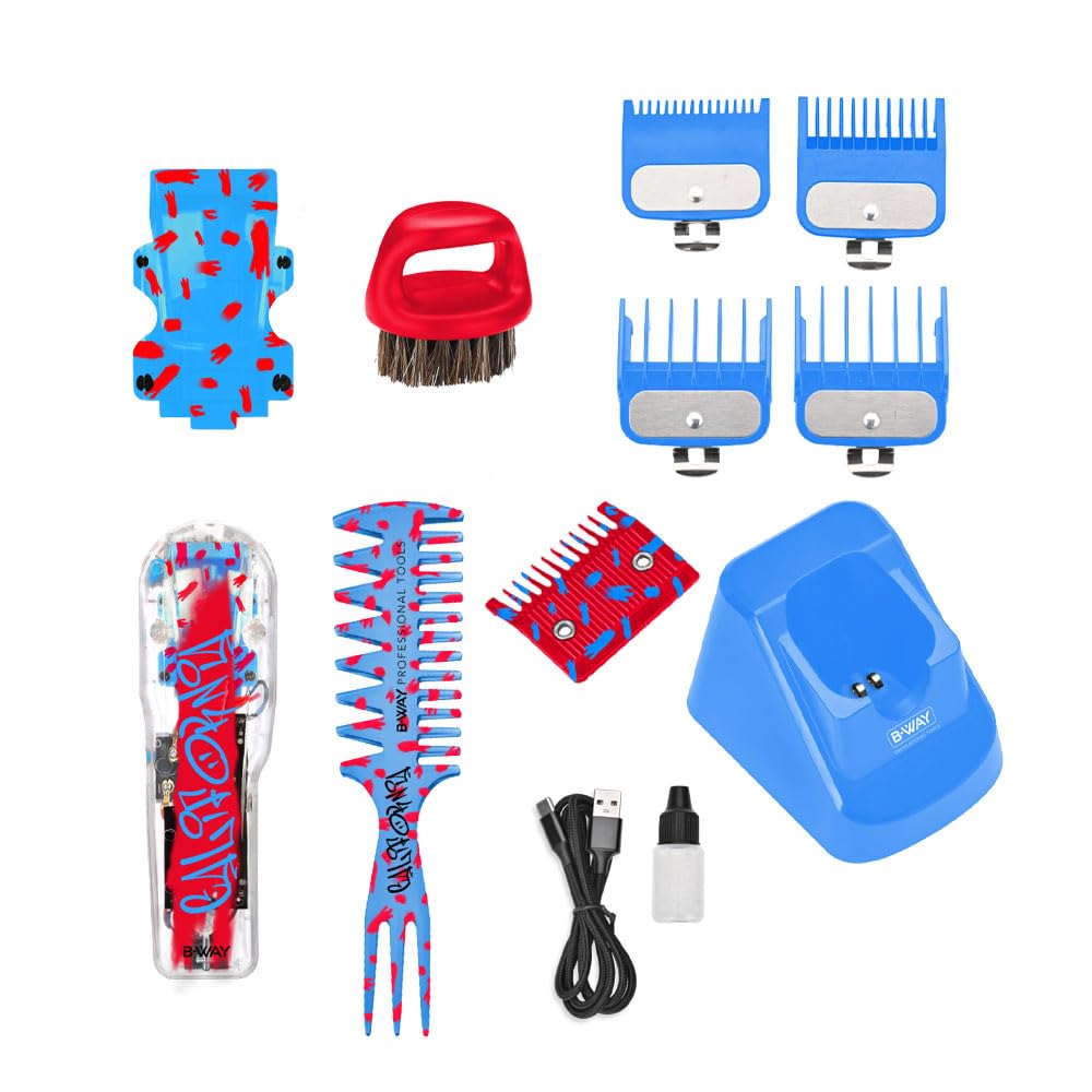 B - Way California Clipper, One Trimmer, Zero Shaver - 3 in 1 Set - Modern Barber Supply