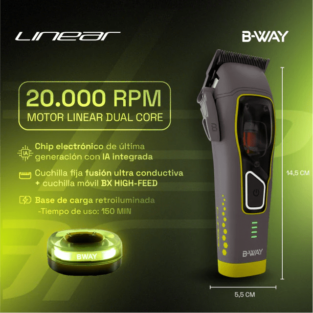 B - WAY CLIPPER +TRIMMER LINEAR SET - Modern Barber Supply