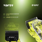 B - way Faster Clipper - Modern Barber Supply