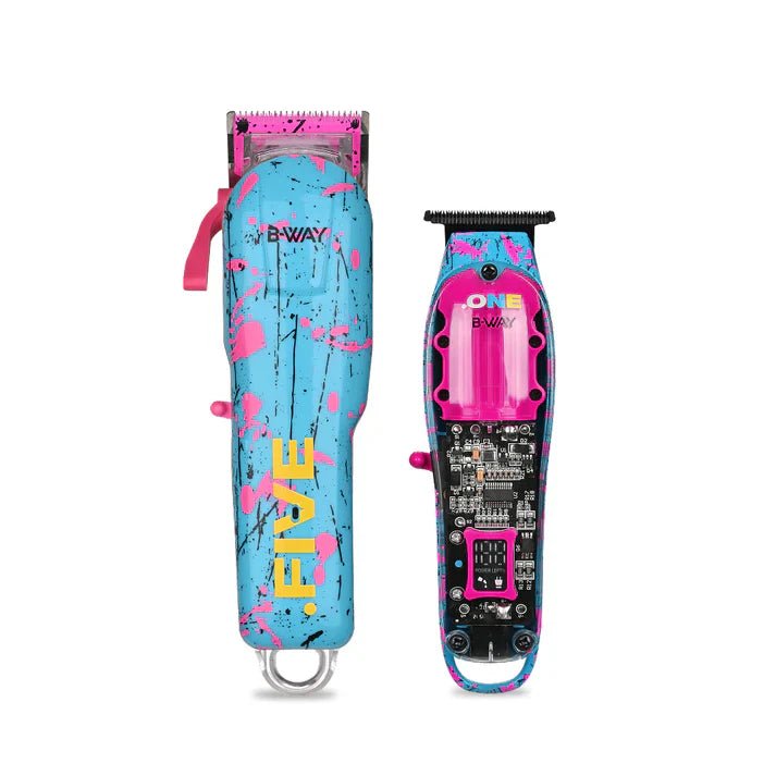 B - Way Five Clipper, ONE Trimmer - 2 in 1 Set - Modern Barber Supply