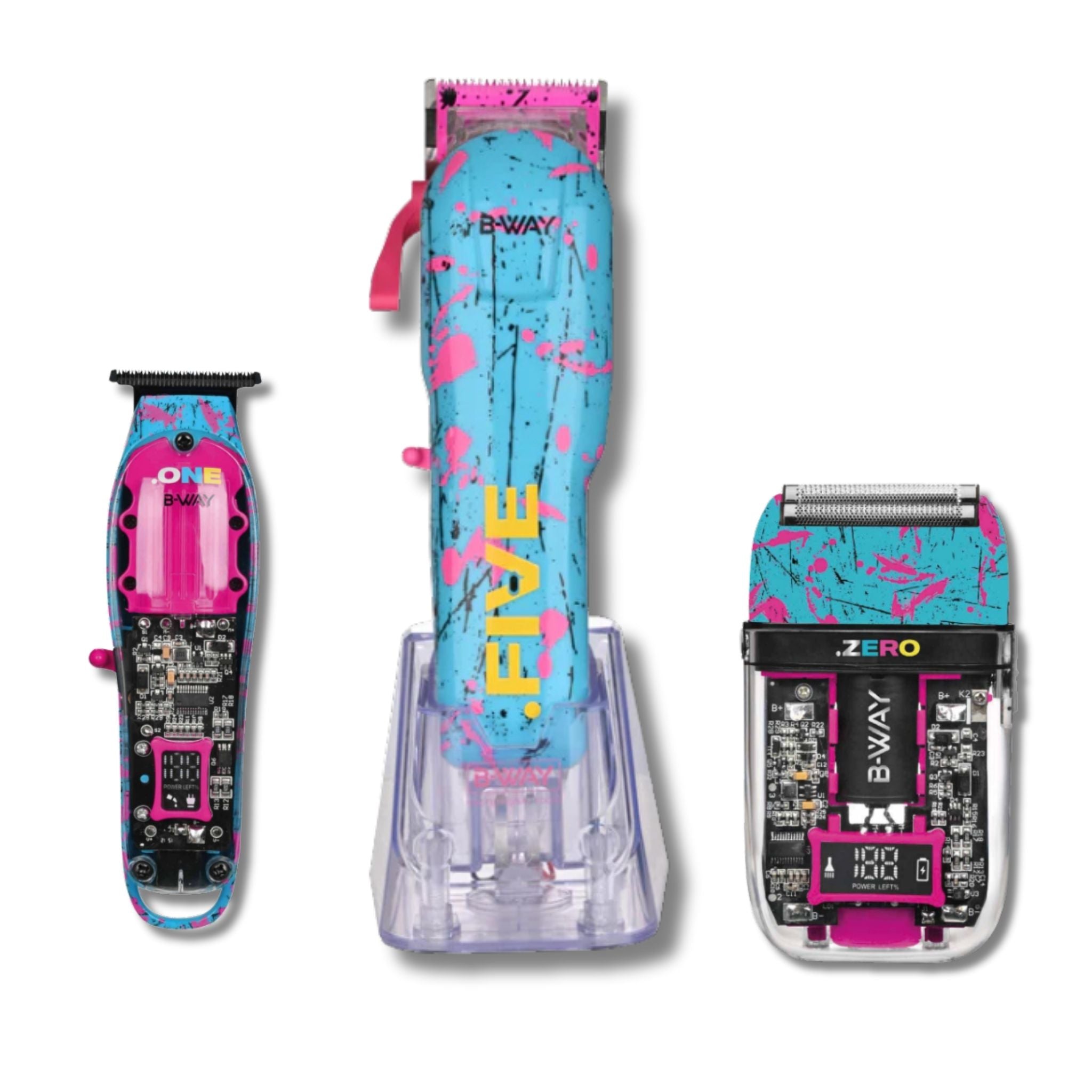 B - Way Five Clipper, ONE Trimmer, Zero Shaver - 3 in 1 Set - Modern Barber Supply