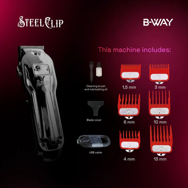 B - Way Steel Clip Clipper - Modern Barber Supply