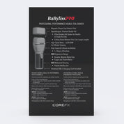 BaBylissPRO® COREFX Double Foil Shaver