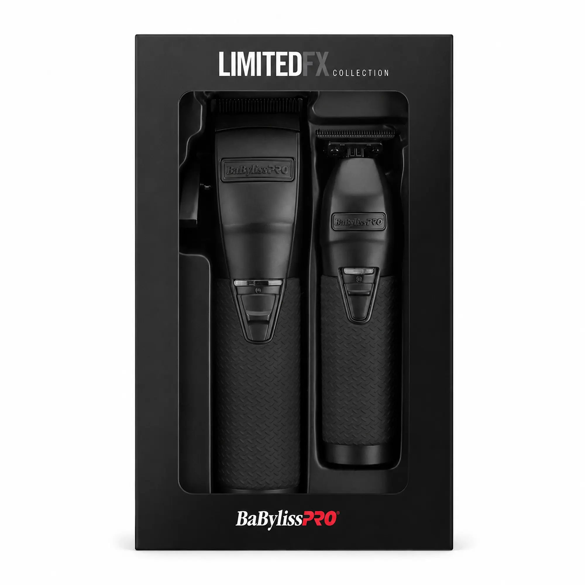 BaBylissPRO BlackFX+ Clipper and Trimmer prepack front - Modern Barber Supply