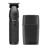 BaBylissPRO BlackFX All-Metal Trimmer & Double-Foil Shaver Combo (FXTSMBPK)