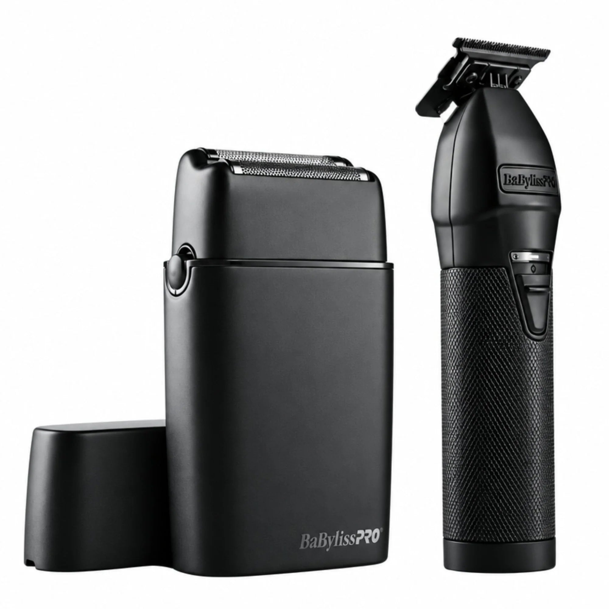 BaBylissPRO BlackFX Trimmer and Shaver prepack view 2 - Modern Barber Supply
