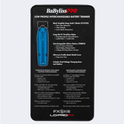 BaBylissPRO Lo-ProFX Limited Edition Black & Blue Trimmer (FX729BL) - Modern Barber Supply