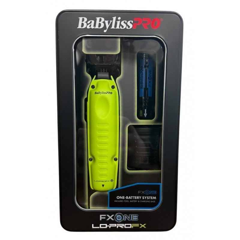 BaBylissPRO FXONE Lo-ProFX Neon Yellow Clipper & Trimmer Combo - Modern Barber Supply