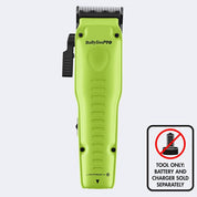 BABYLISSPRO® FXONE™ LO - PROFX LIMITED EDITION NEON YELLOW CLIPPER – (TOOL ONLY) - Modern Barber Supply