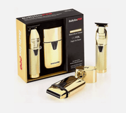 BaBylissPRO GoldFX Trimmer & UVFOIL Shaver Combo (FXLFHOLPKG) - Modern Barber Supply