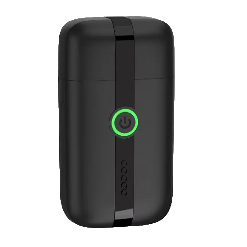 Cocco Veloce Lite Shaver Black/Black Stripe — All-Black Foil Shaver