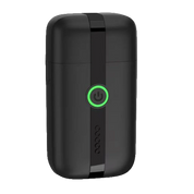 Cocco Veloce Lite Shaver Black/Black Stripe — All-Black Foil Shaver