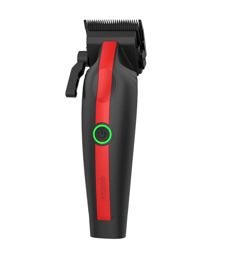 COCCO VELOCE LITE CLIPPER BLACK/RED STRIPE - Modern Barber Supply