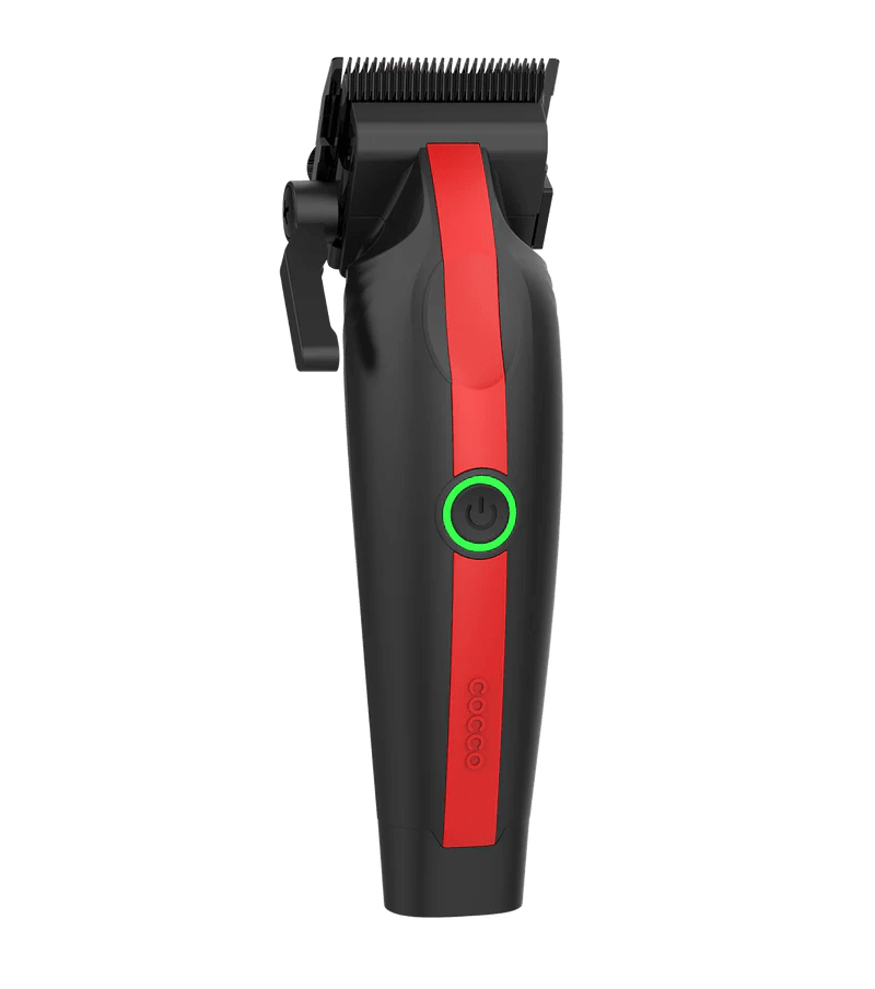 COCCO VELOCE LITE CLIPPER BLACK/RED STRIPE - Modern Barber Supply