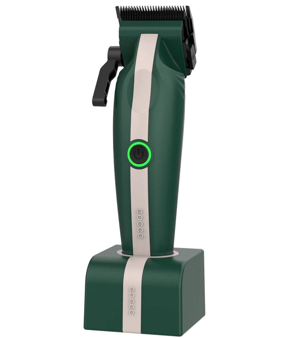 COCCO VELOCE LITE CLIPPER GREEN/WHITE STRIPE - Modern Barber Supply