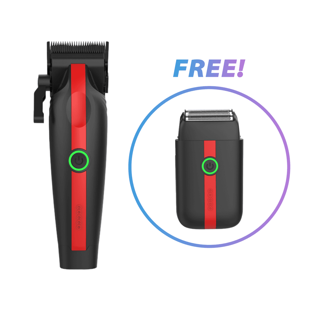 Cocco Veloce Lite cordless clipper and free double foil shaver bundle