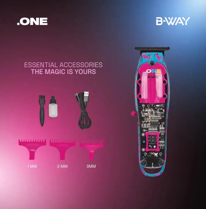 B-Way URBAN Clipper, ONE Trimmer, Zero Shaver - 3 in 1 Set - Modern Barber Supply