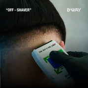 B-Way NEW Urban Shorty Clipper &amp; OFF Shaver White – Professional 2-in-1 Barber Set
