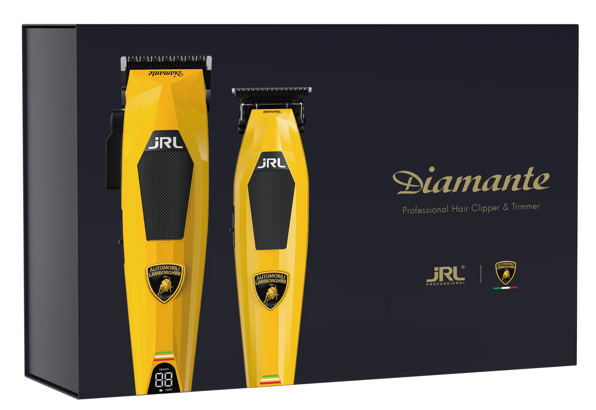 JRL Professional X Lamborghini Diamante Cordless Clipper and Trimmer Combo (PREORDER) - Modern Barber Supply