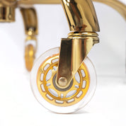 HUGO Pedicure Stool & Manicure Chair (GOLD Casters)