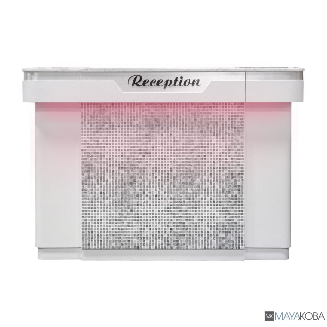 Sonoma Reception Table | Mosaic & LED - Modern Barber Supply