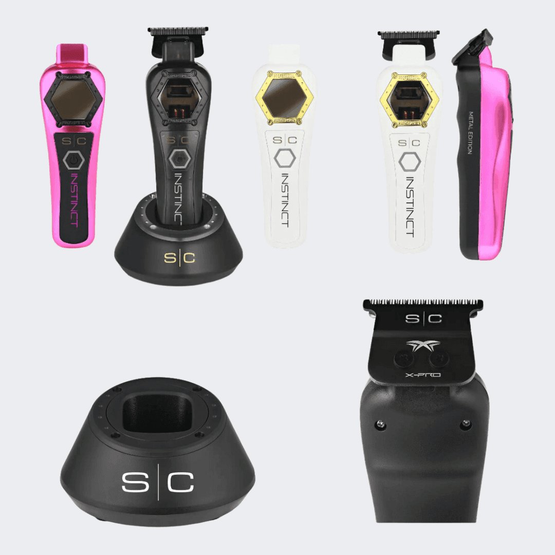 StyleCraft Instinct Metal Trimmer with IN2 Vector Motor (SC410M) - Modern Barber Supply