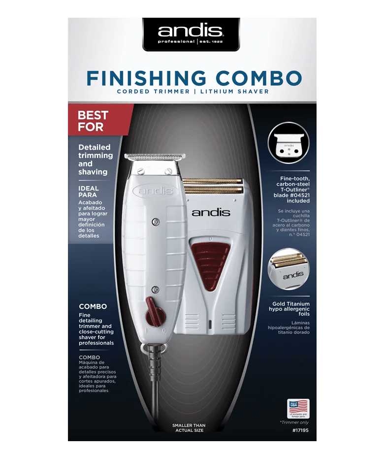 ANDIS TRIMMER/SHAVER FINISHING COMBO - Modern Barber Supply