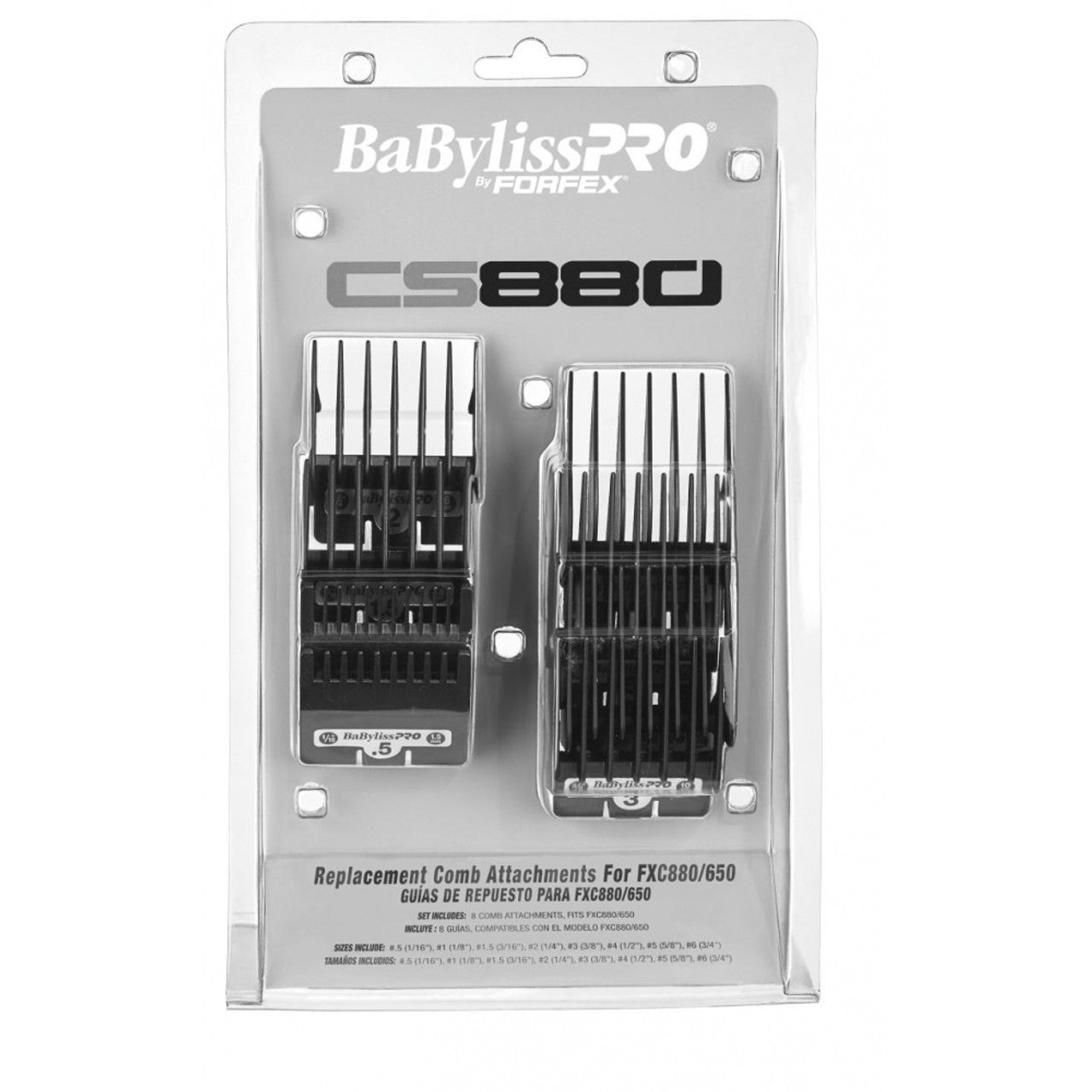 BaBylissPRO バリカン 本体 アタッチメントセット BaBylissPRO Attachment Comb 8 PC Set | Professional Barber