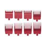 BABYLISS PRO ATT/COMB 8 PC SET (RED)