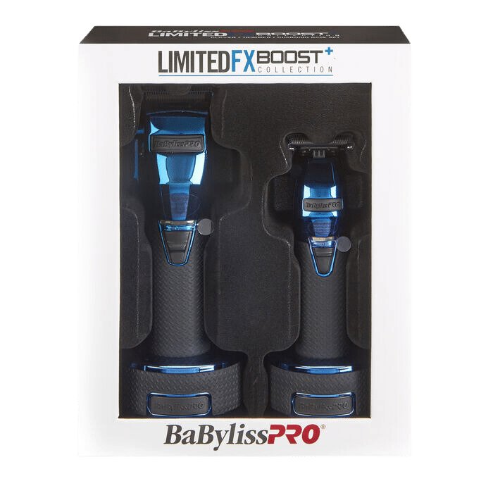 BABYLISS PRO LIMITEDFX BOOST COLLECTION (CLIPPER-TRIMMER) - BLUE CHROME - Modern Barber Supply
