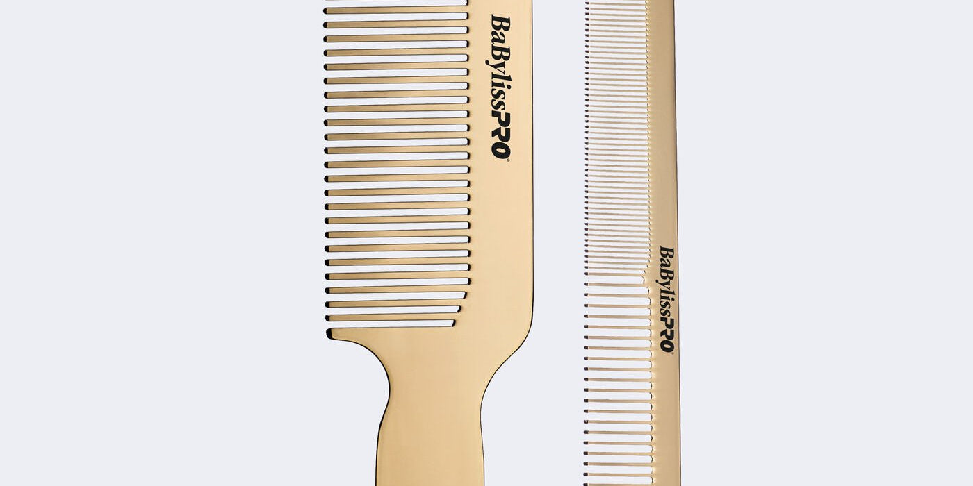 BABYLISSPRO® GOLDFX METAL COMB 2-PACK - Modern Barber Supply