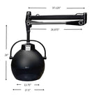 FIO WALL MOUNTED HOOD HAIR DRYER - Modern Barber Supply