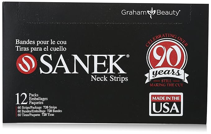 GRAHAM SANEK NECK STRIPS 12 pack - Modern Barber Supply