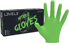 L3VEL3 NITRILE GLOVE (100 PACK) - LIME