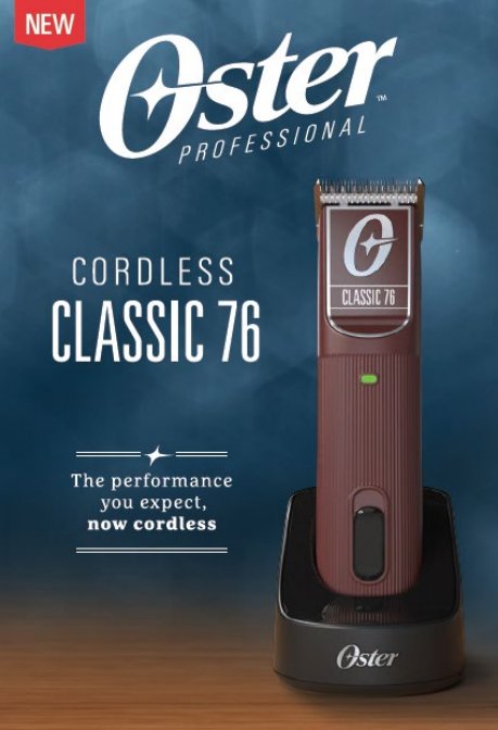 OSTER CLIPPER CLASSIC 76 CORDLESS - Modern Barber Supply