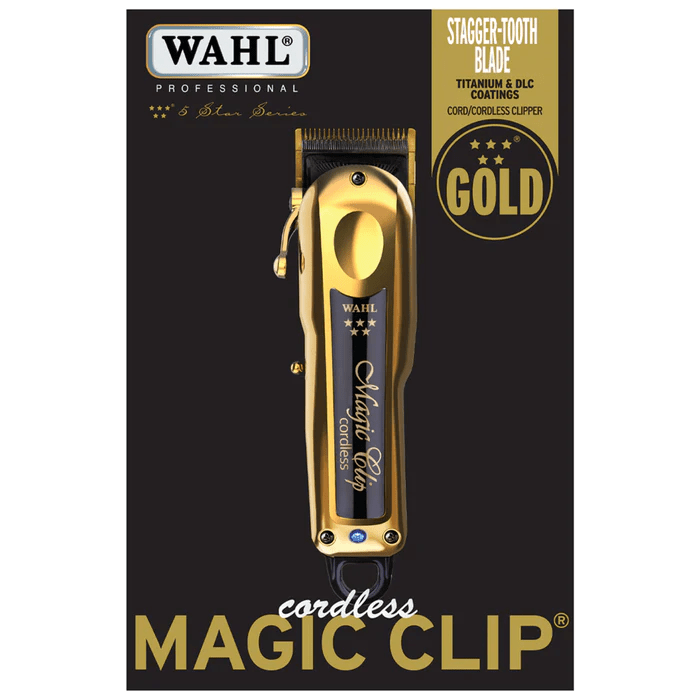 WAHL 5-STAR GOLD CORDLESS MAGIC CLIP - Modern Barber Supply